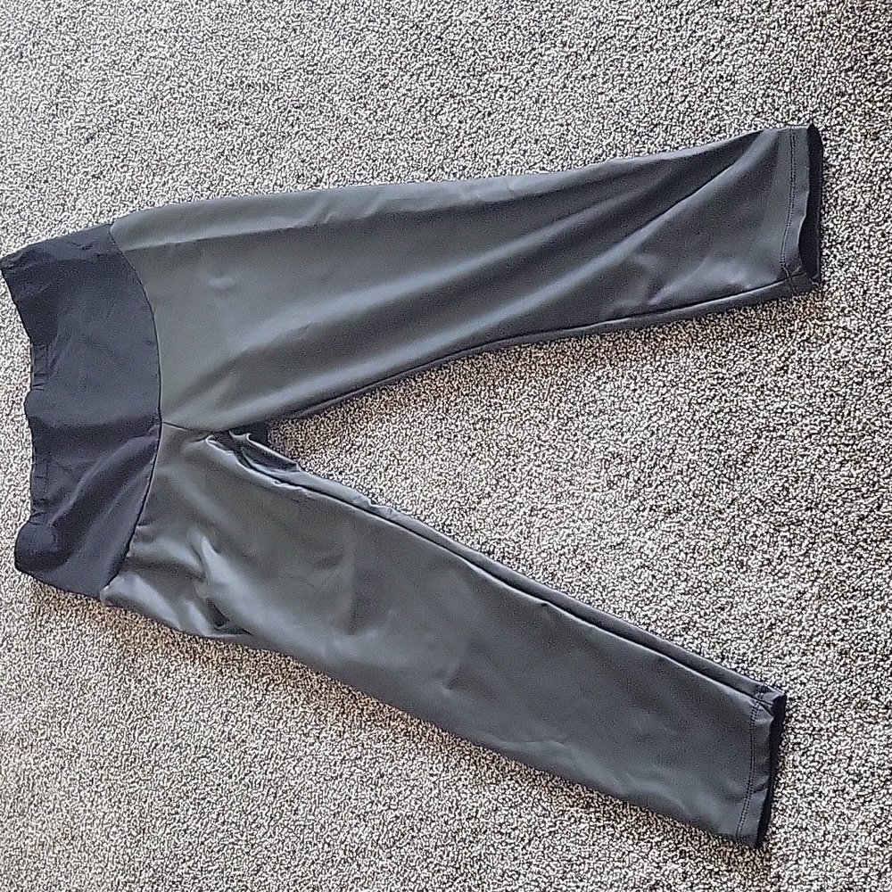 Maternity Pleather Leggings size large